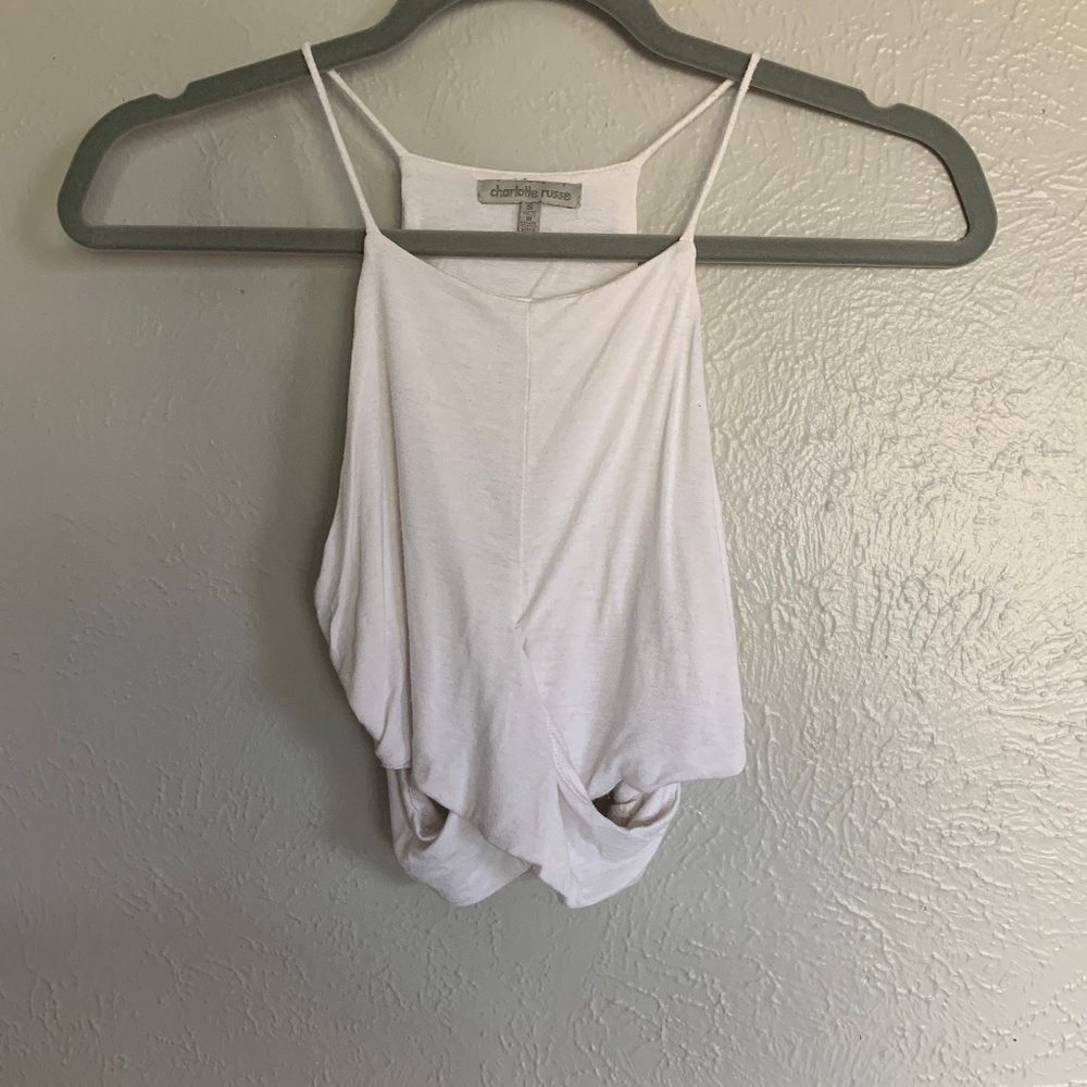 White Crop Top